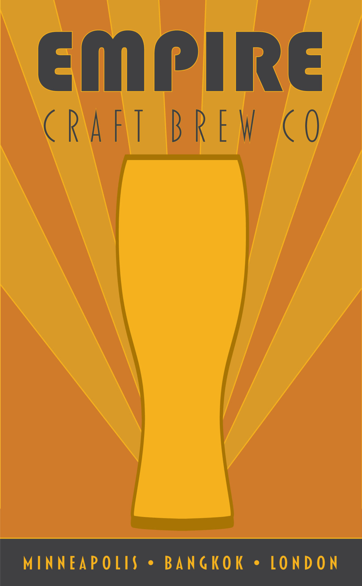 Empire Craft Brew Co. logo & branding