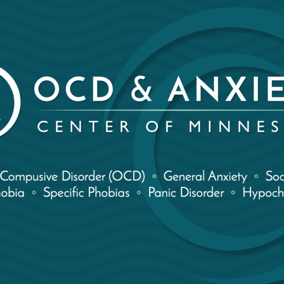 OCD & Anxiety Center of Minnesota business card (front)