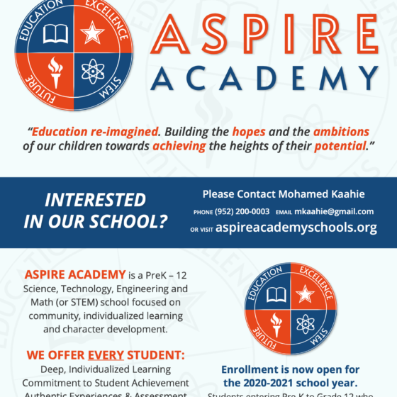 Aspire Academy Flyer