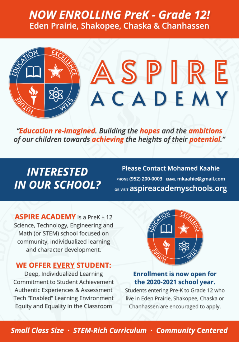 Aspire Academy Flyer