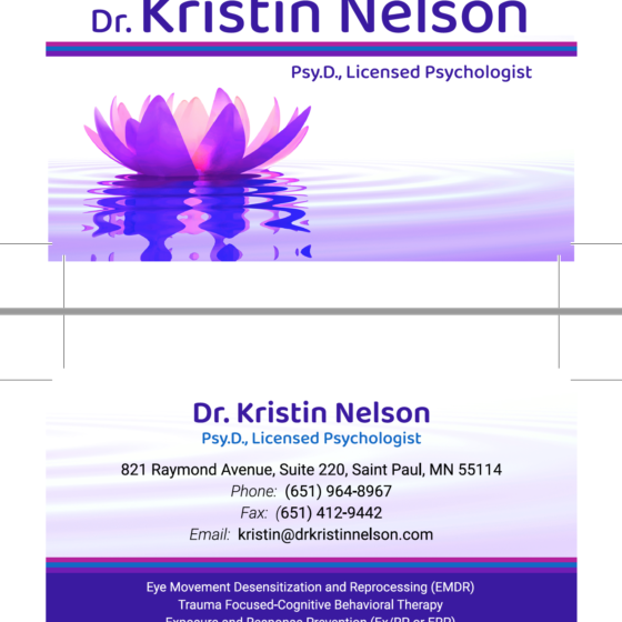 Dr. Kristin Nelson Business Card