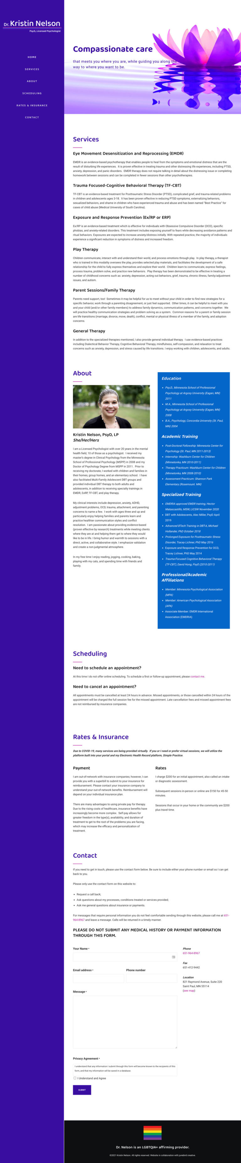 Dr. Kristin Nelson website