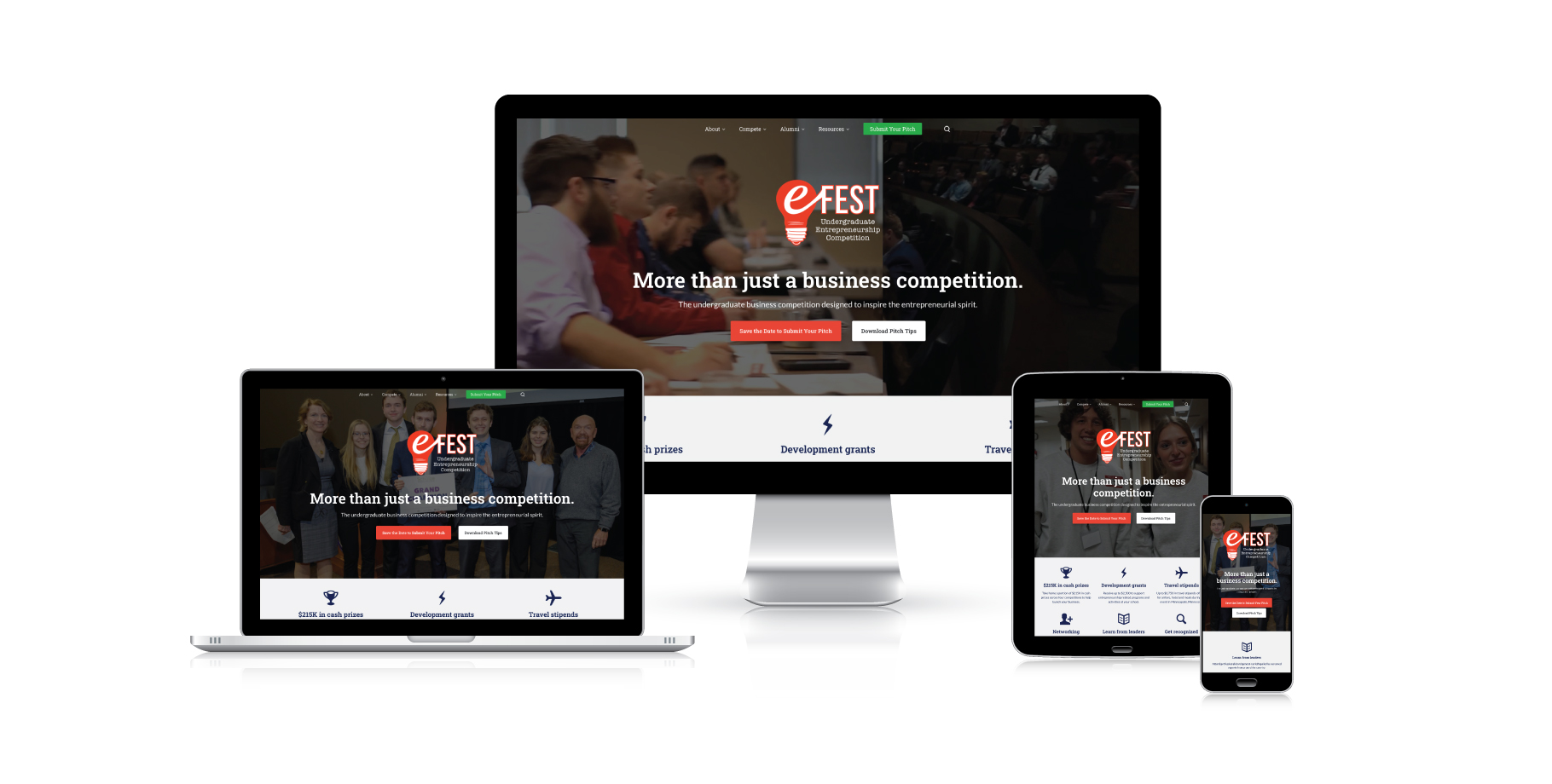 e-Fest Undergraduate Business Competition website